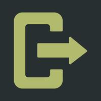 Logout Vector Icon