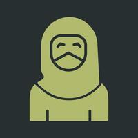 Woman with Niqab Vector Icon