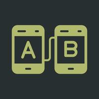 AB Testing Vector Icon