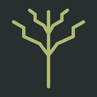 Tree with no leaves Vector Icon