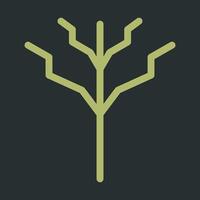 Tree with no leaves Vector Icon