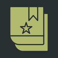 Bookmarking Services Vector Icon