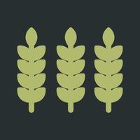 Wheat Vector Icon