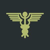 Caduceus Vector Icon