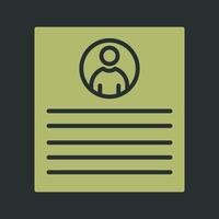 Client Profile Vector Icon