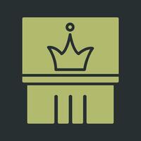 Crown Exhibit Vector Icon