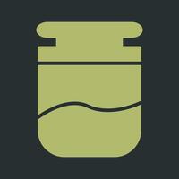 Jar on Display Vector Icon