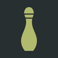 Bowling Pin Vector Icon