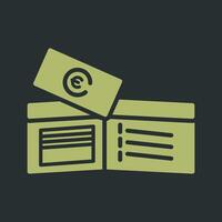 Money in Wallet Vector Icon