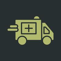 Ambulance Vector Icon