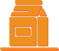 icono de vector de botella de leche