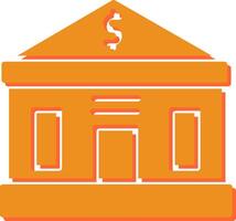 Bank Building Vector Icon