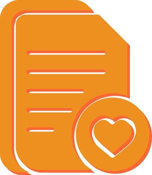 Favourite Document Vector Icon