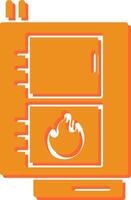 Solid Fuel Boiler Vector Icon