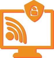 Wifi Security Vector Icon