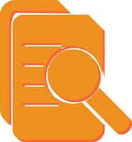 Magnifier Document Vector Icon