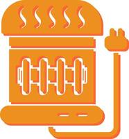 Electric Heater Vector Icon