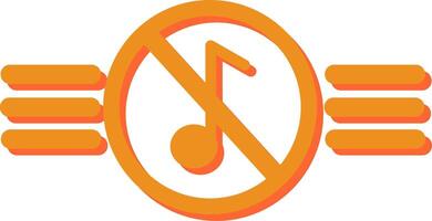 Music Disabled Vector Icon