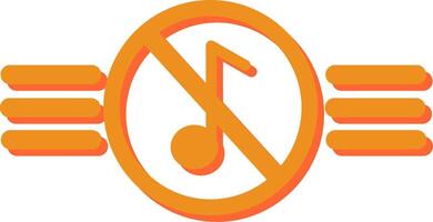Music Disabled Vector Icon