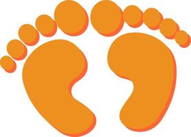 Feet Vector Icon