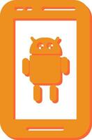 icono de vector de Android