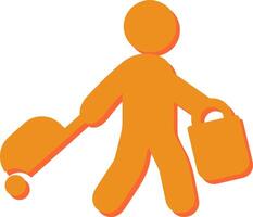 Carrying Bag Vector Icon