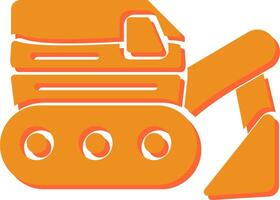 Excavator Vector Icon