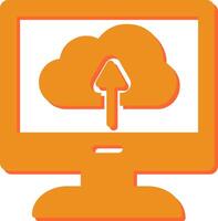 Cloud Backup Vector Icon