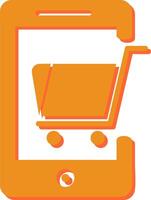 Mobile Shopping Vector Icon