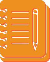 Notebook And Pen Vector Icon