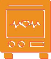 Heart Rate Machine Vector Icon