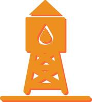 Water Tower Vector Icon