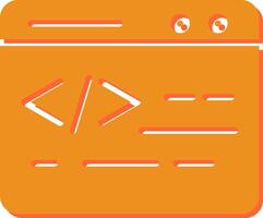 Web Coding Vector Icon