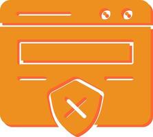 Unprotected Website Vector Icon