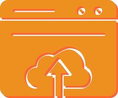 Upload Web Vector Icon