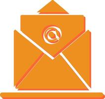 icono de vector de correo