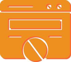 Block Website Vector Icon