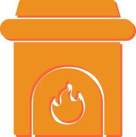 Fireplace Vector Icon