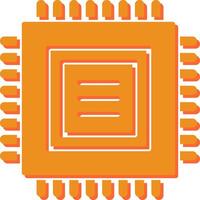 icono de vector de cpu