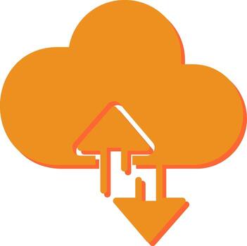 Cloud Computing Vector Icon