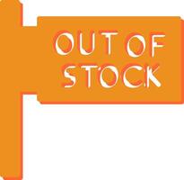 Out of Stock Vector Icon