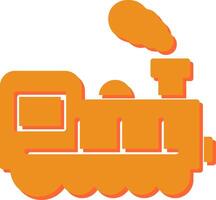 icono de vector de tren