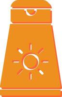 Sun Cream Vector Icon