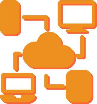 Cloud Computing Vector Icon