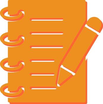 Spring Notebook Vector Icon