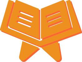 Reading Holy Book Vector Icon