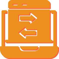 Data Transfer Vector Icon