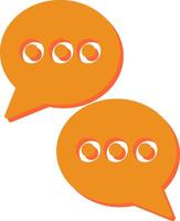 Chat Conversation Vector Icon