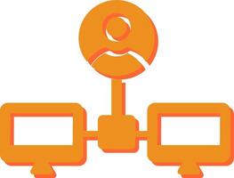 Company Network Vector Icon