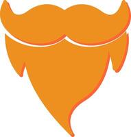 barba y Bigote ii vector icono